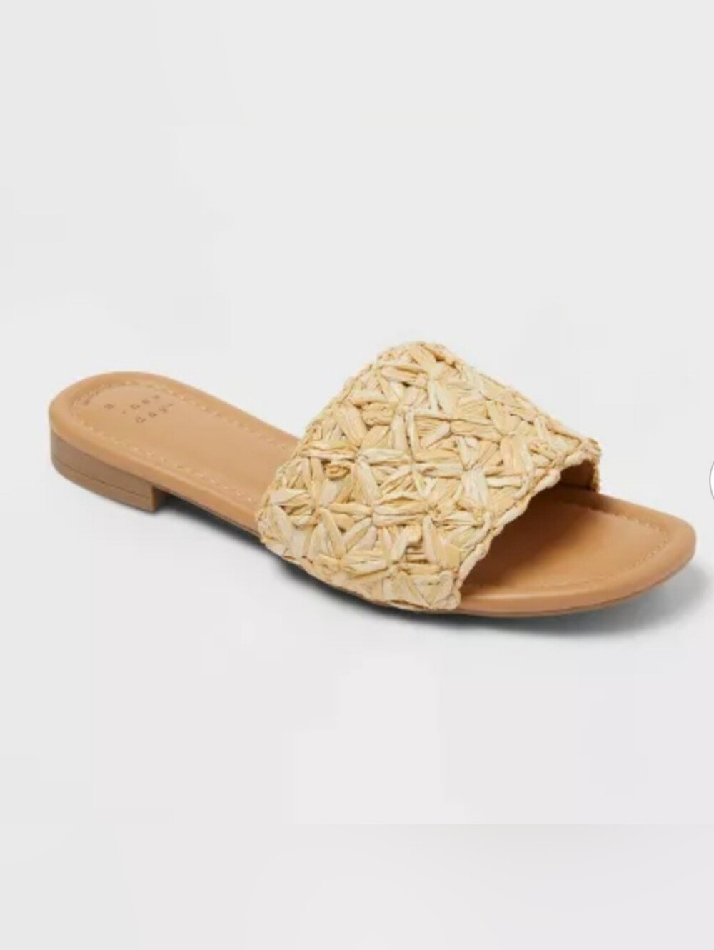 Women’s Jolie Slide Sandals - A New Day Natural Size 8
